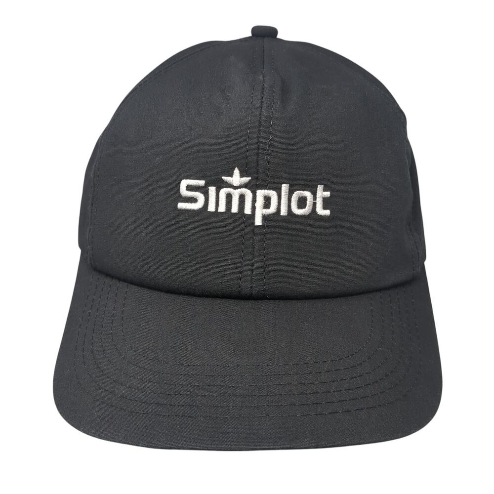 Simplot Snapback Hat Black One Size Adjustable Em… - image 1